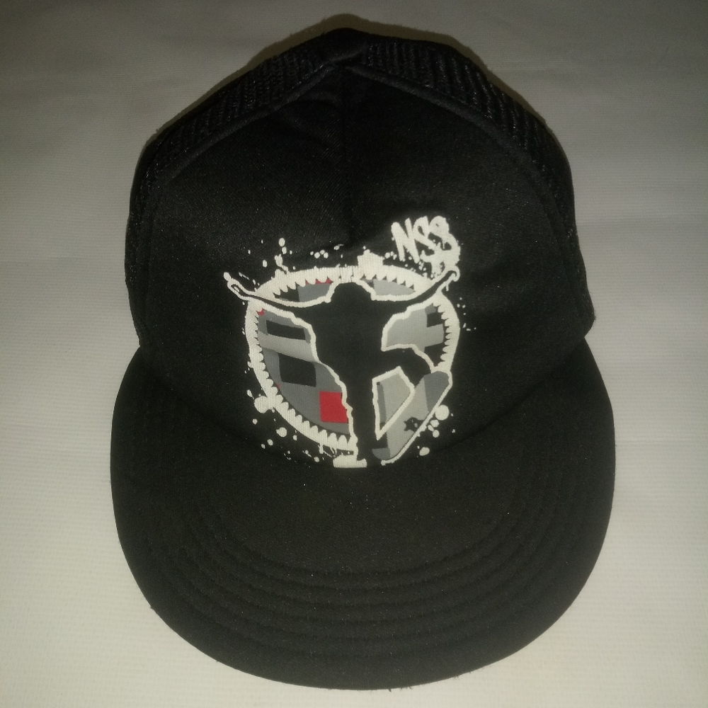 Vintage NSS Skate Long Board Snapback Cap